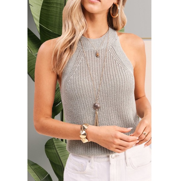 CASEY-Knit Halter Sweater - Picture 10 of 15